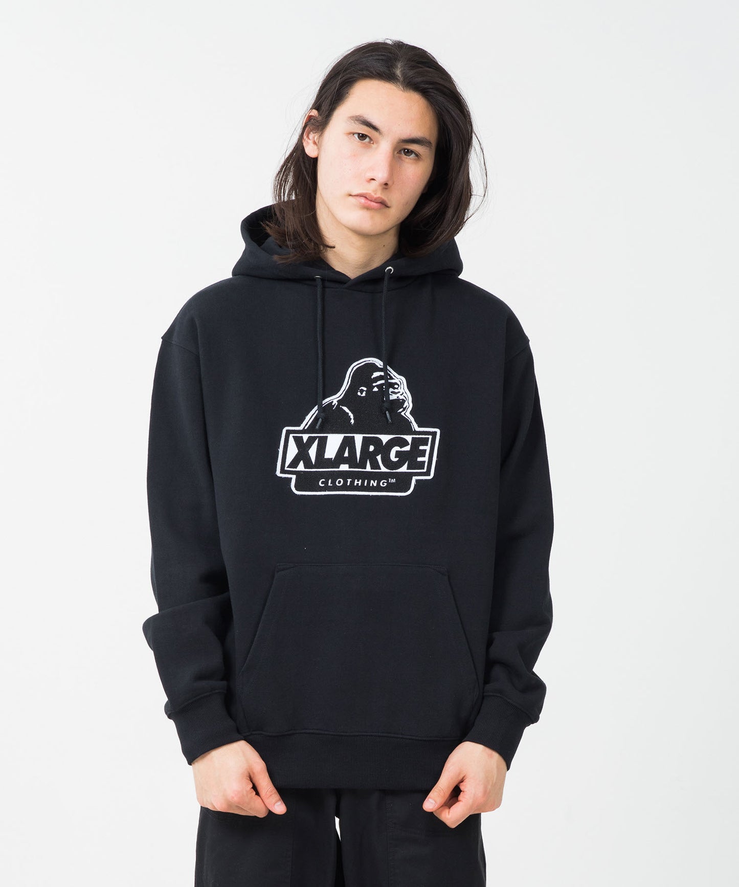 SLANTED OG PATCH HOODED SWEAT