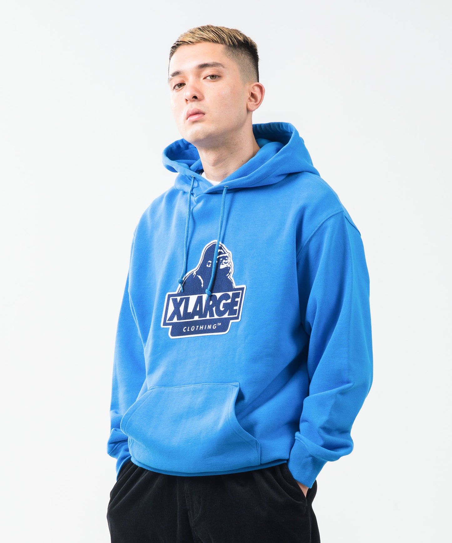 SLANTED OG PATCH HOODED SWEAT