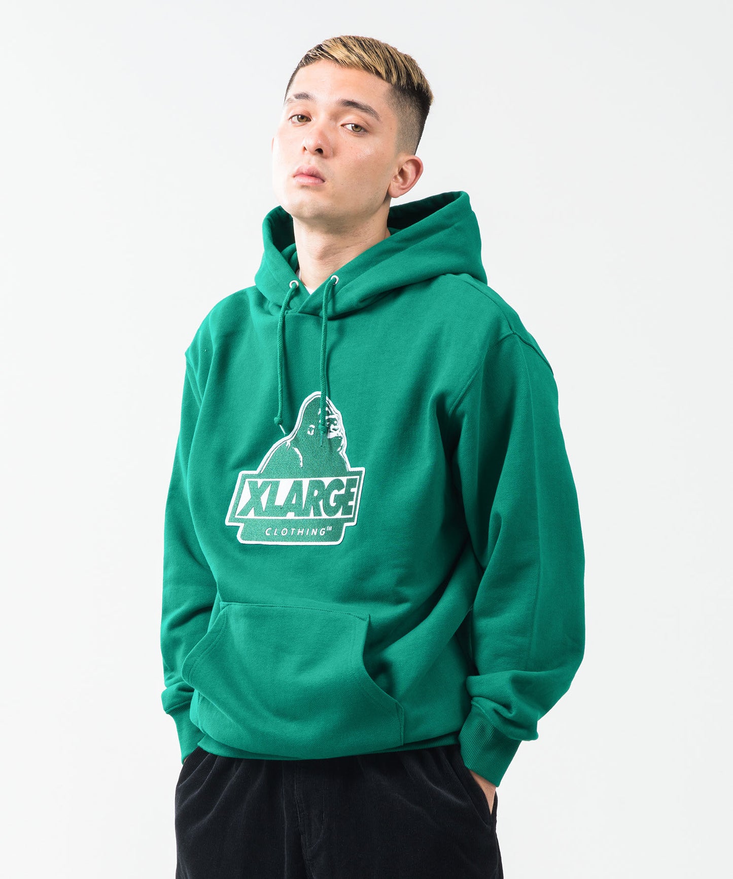 SLANTED OG PATCH HOODED SWEAT