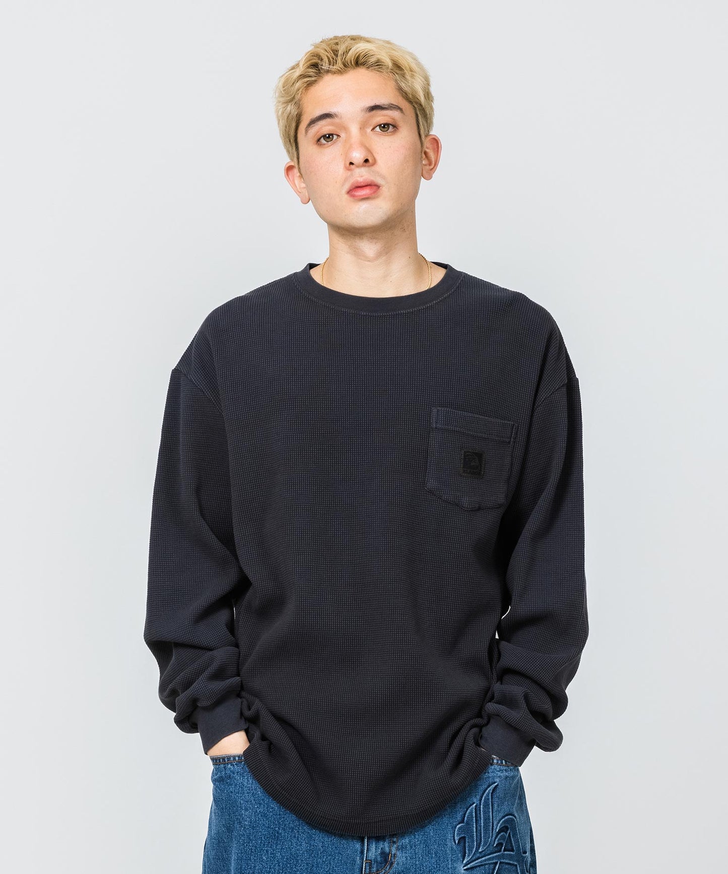OVERDYED THERMAL L/S TEE