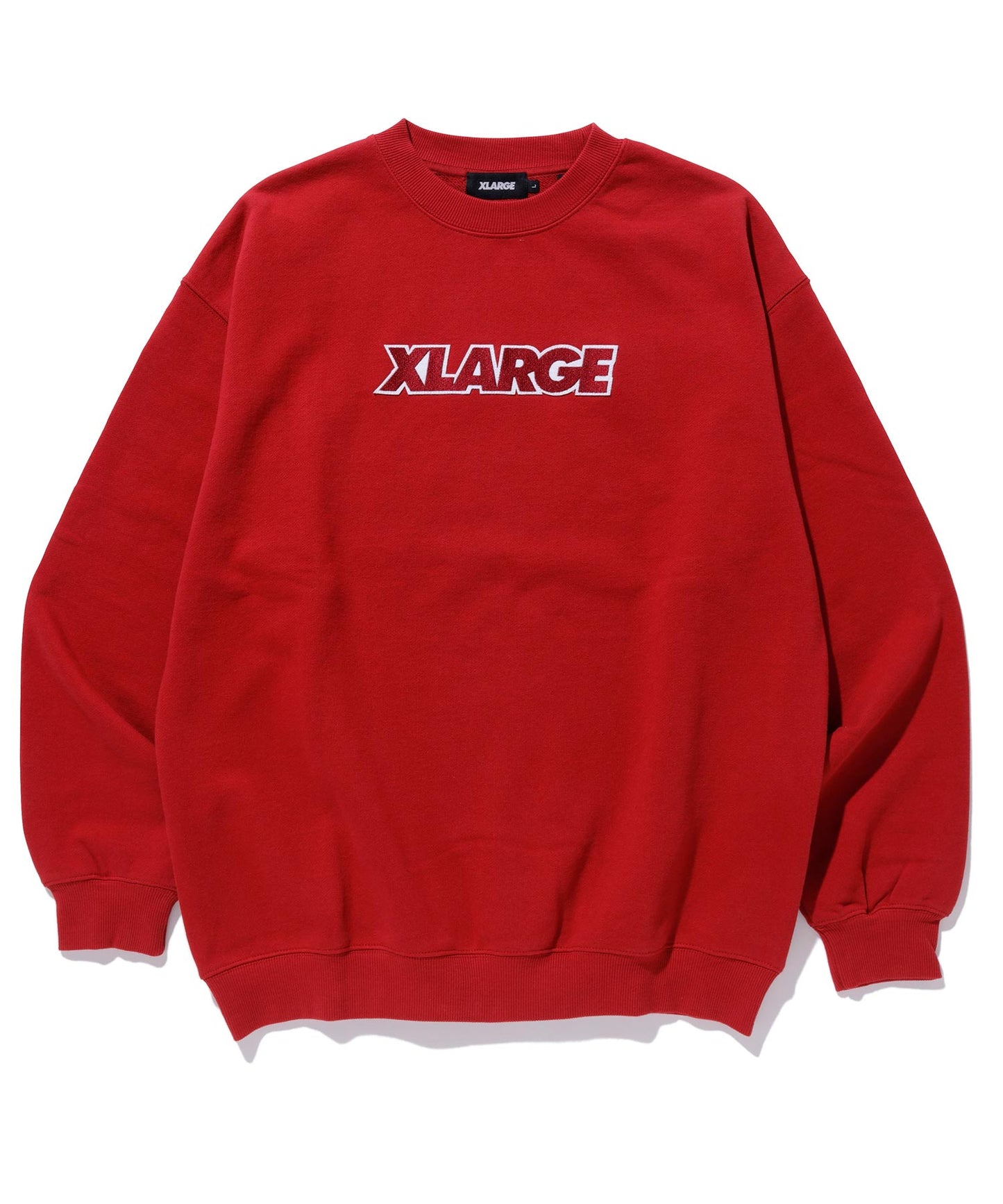 STANDARD LOGO PATCHED CREW NECK SWEAT