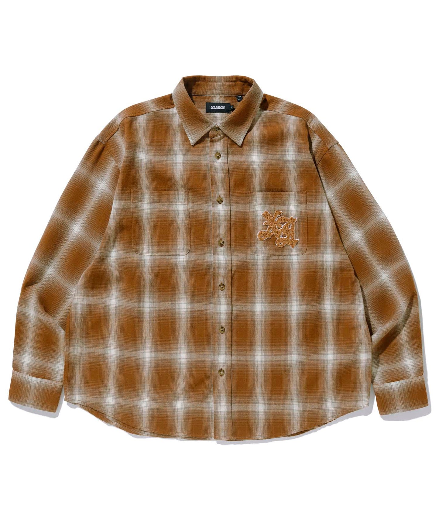 PATCHED FLANNEL SHIRT
