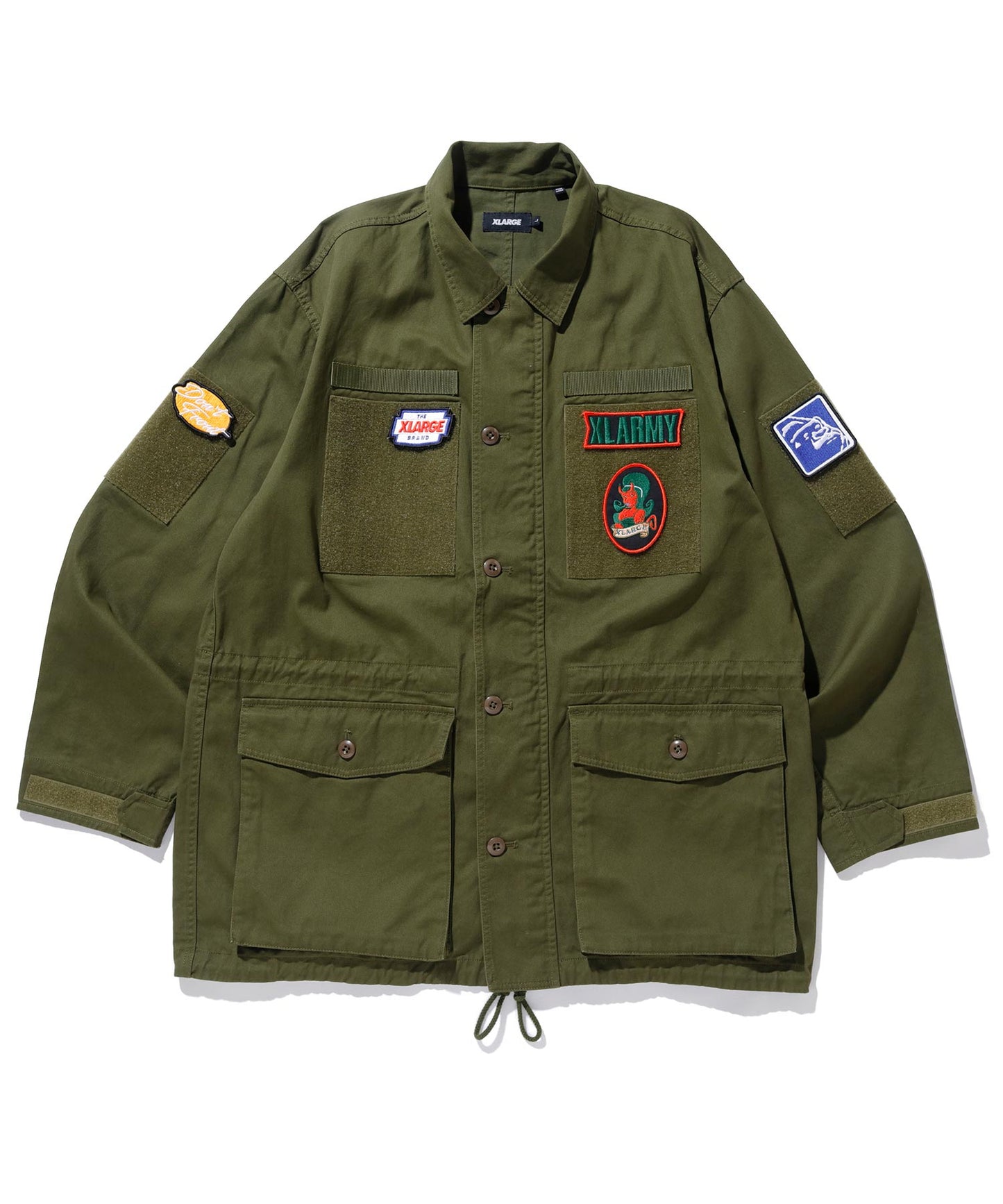 PATCHED MILITARY JACKET