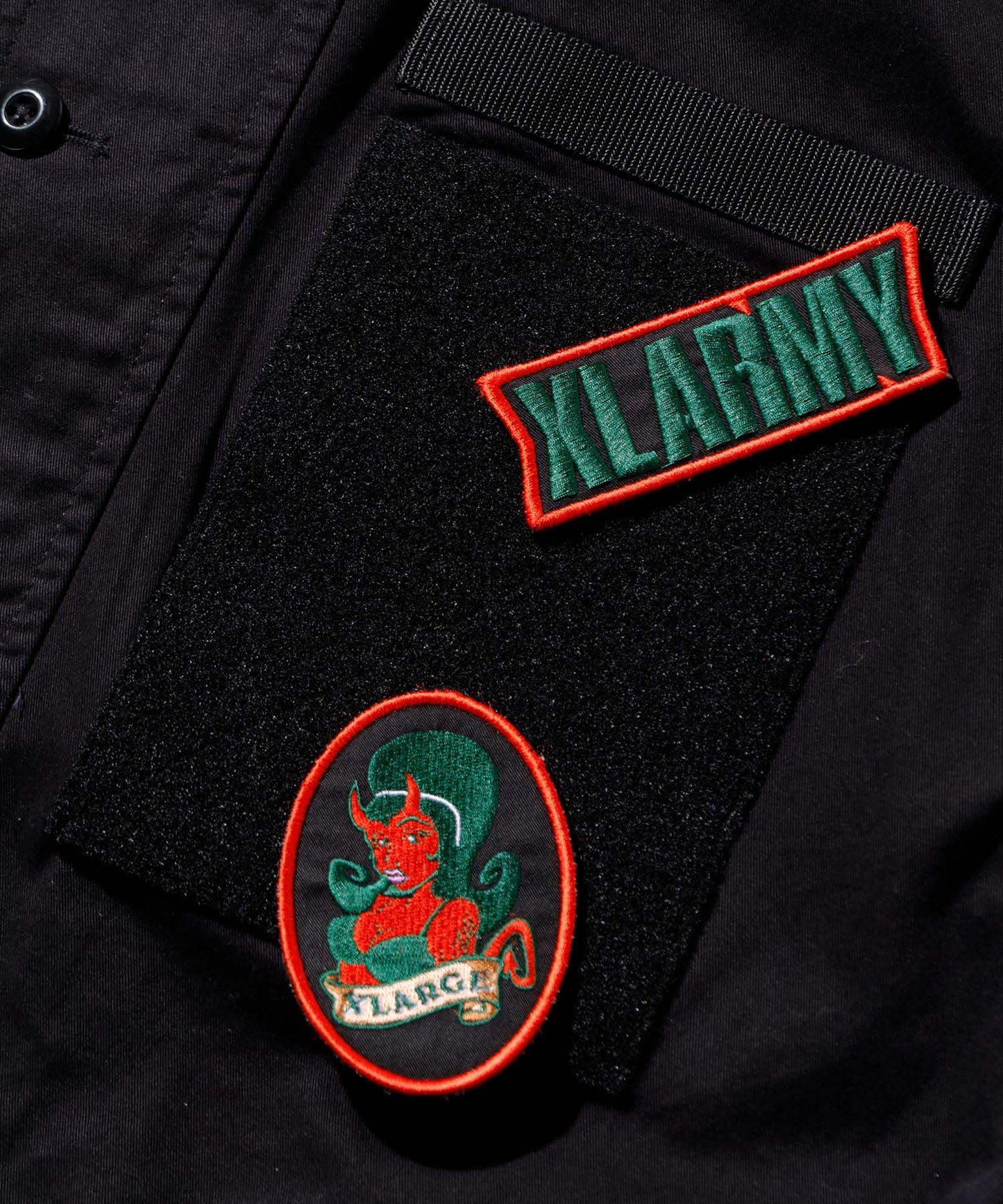 PATCHED MILITARY JACKET