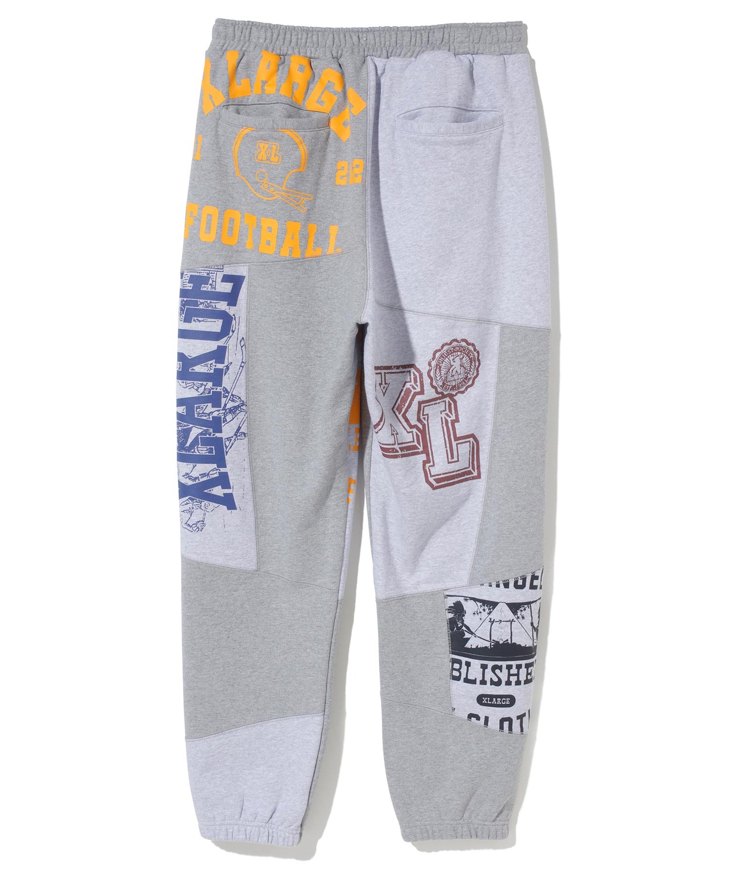 PATCHWORK SWEAT PANTS