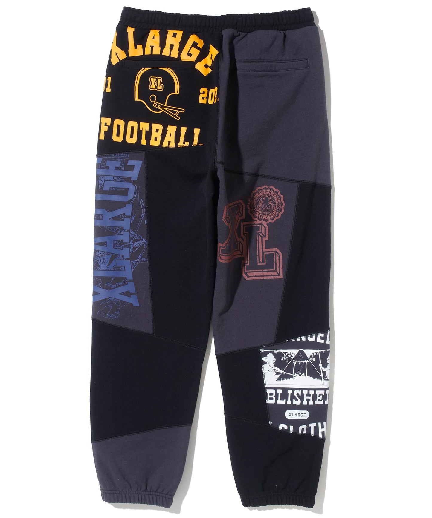 PATCHWORK SWEAT PANTS