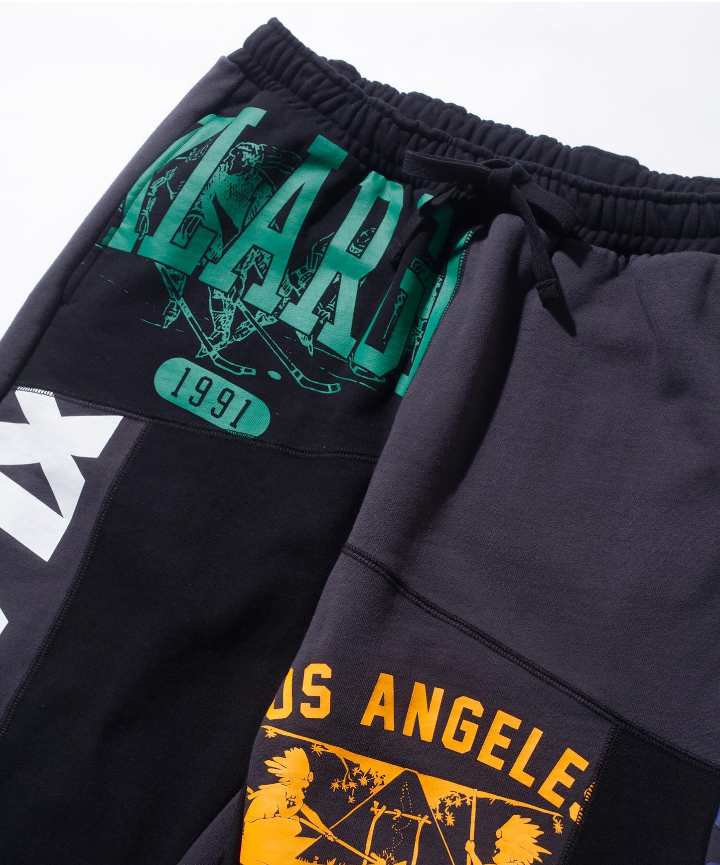 PATCHWORK SWEAT PANTS