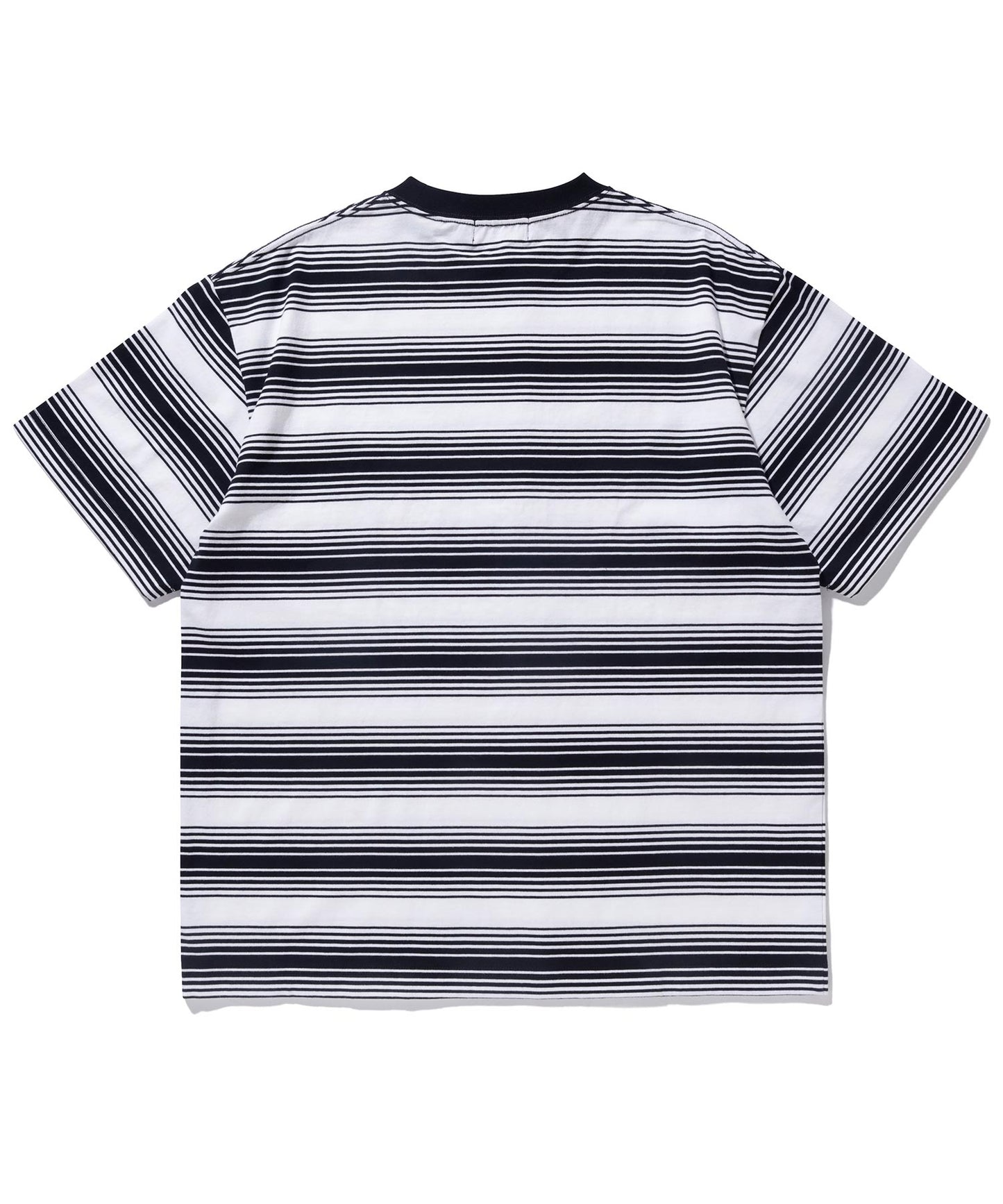 EMBROIDERED STRIPED S/S TEE