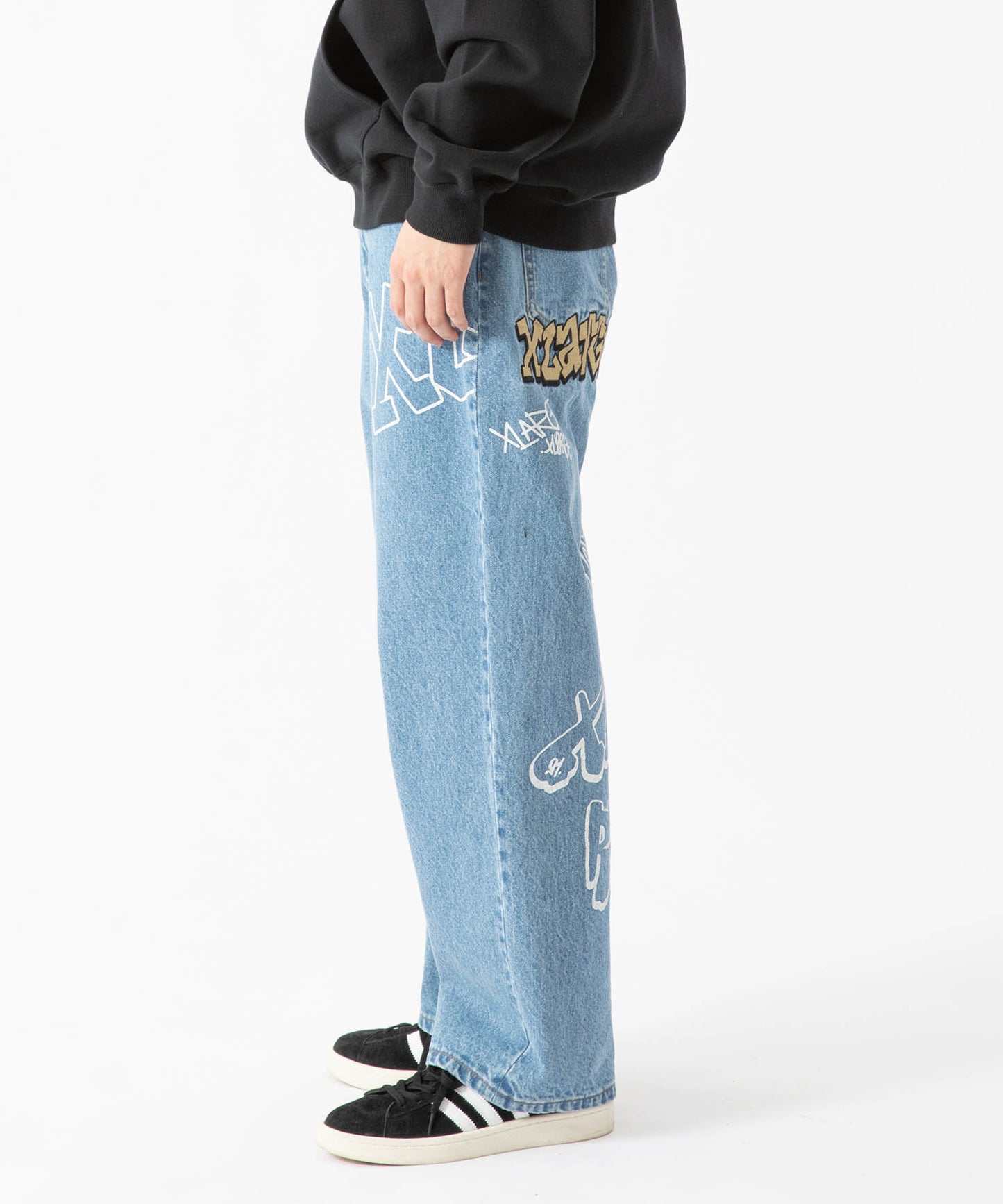 GRAFFITI DENIM PANTS