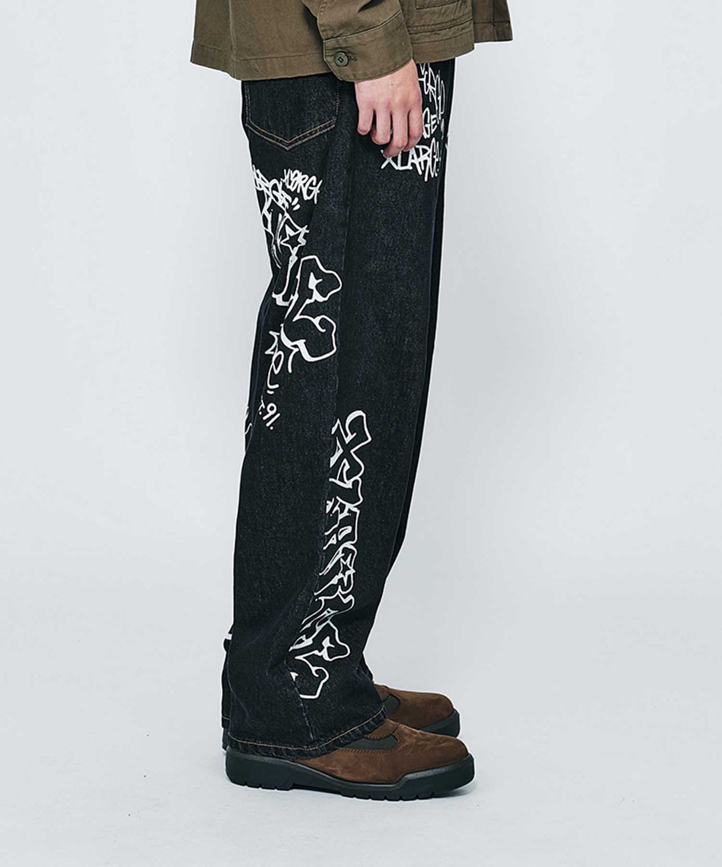 GRAFFITI DENIM PANTS