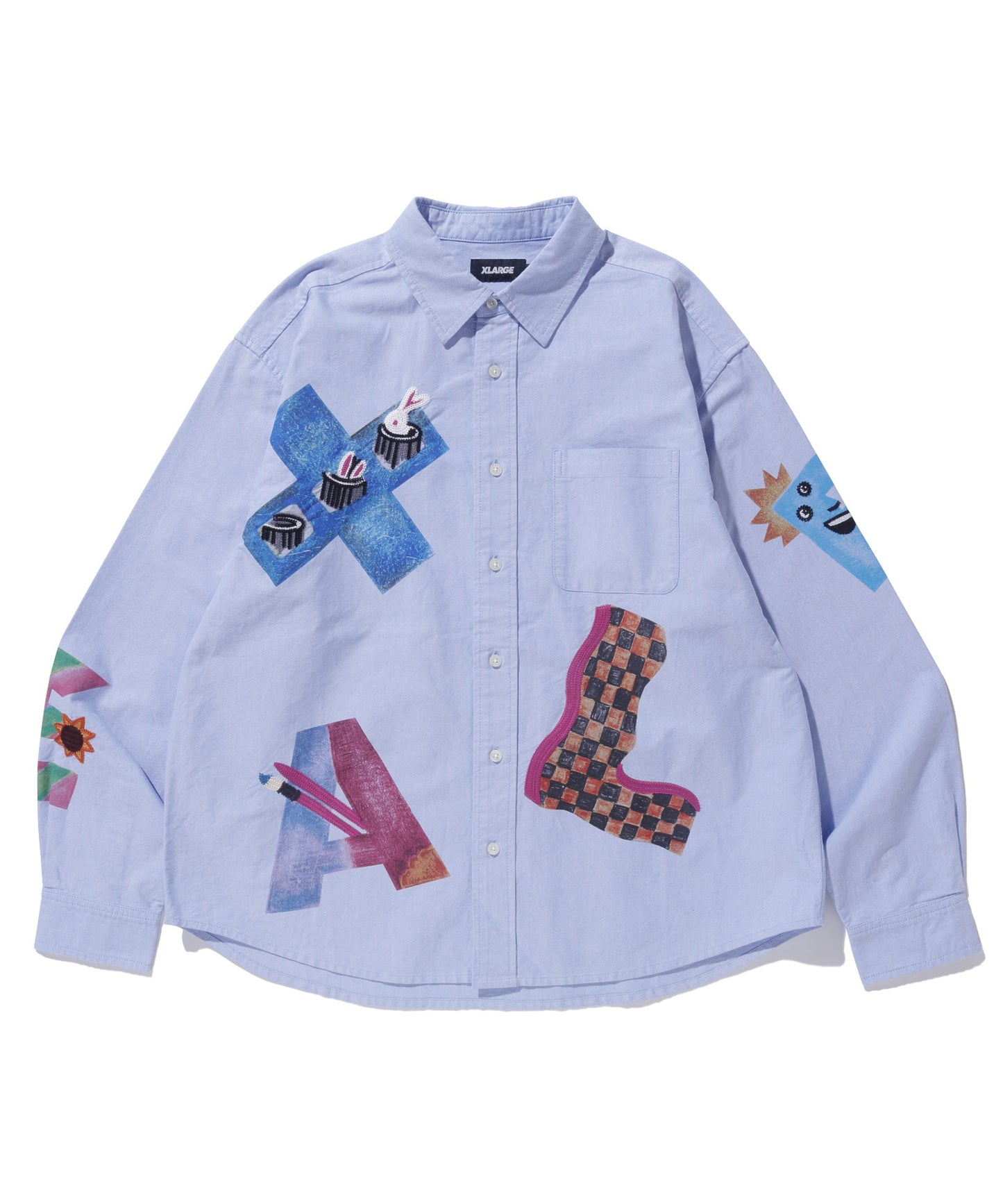 VARIOUS LETTER L/S SHIRT