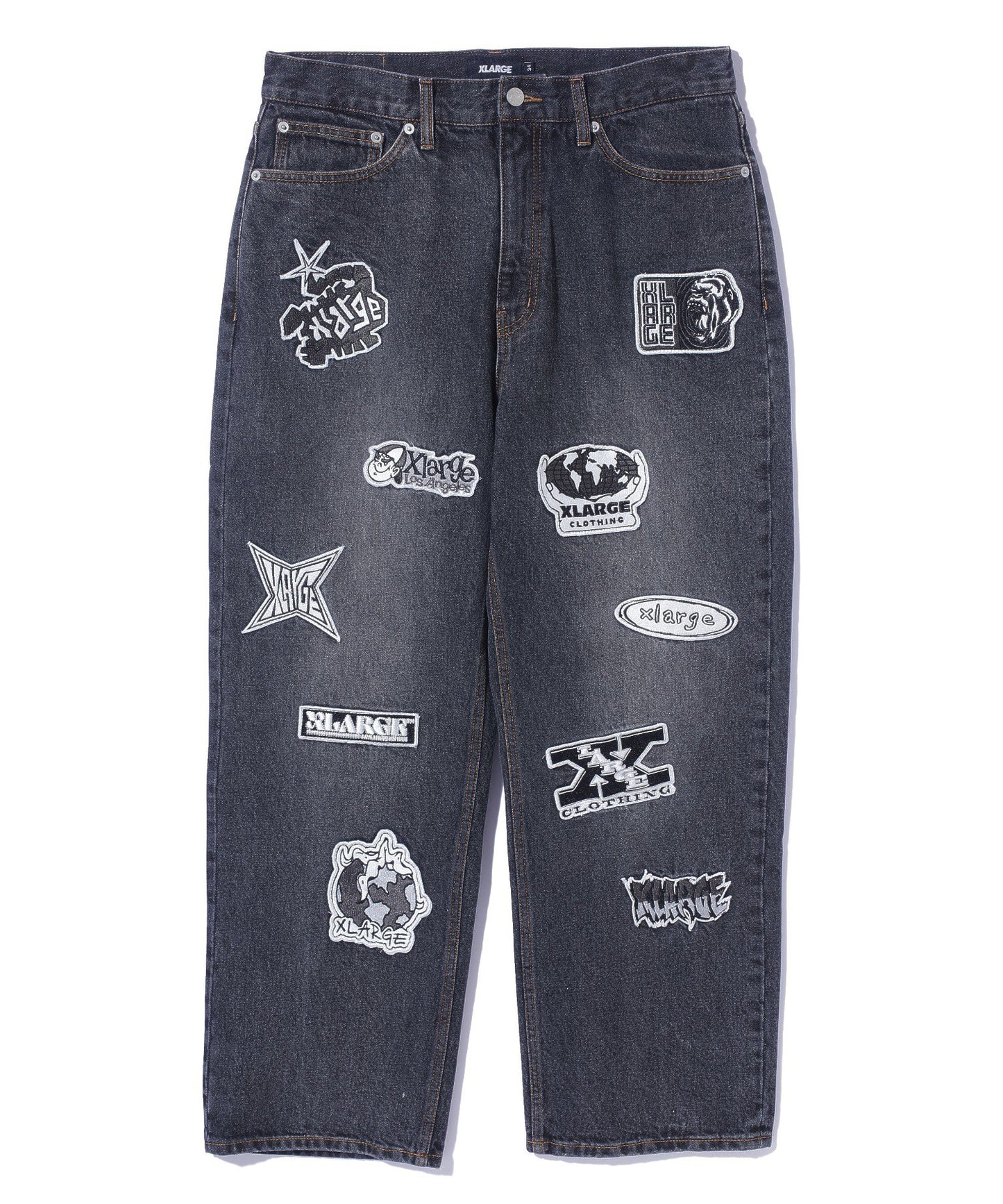 PATCHED DENIM PANTS