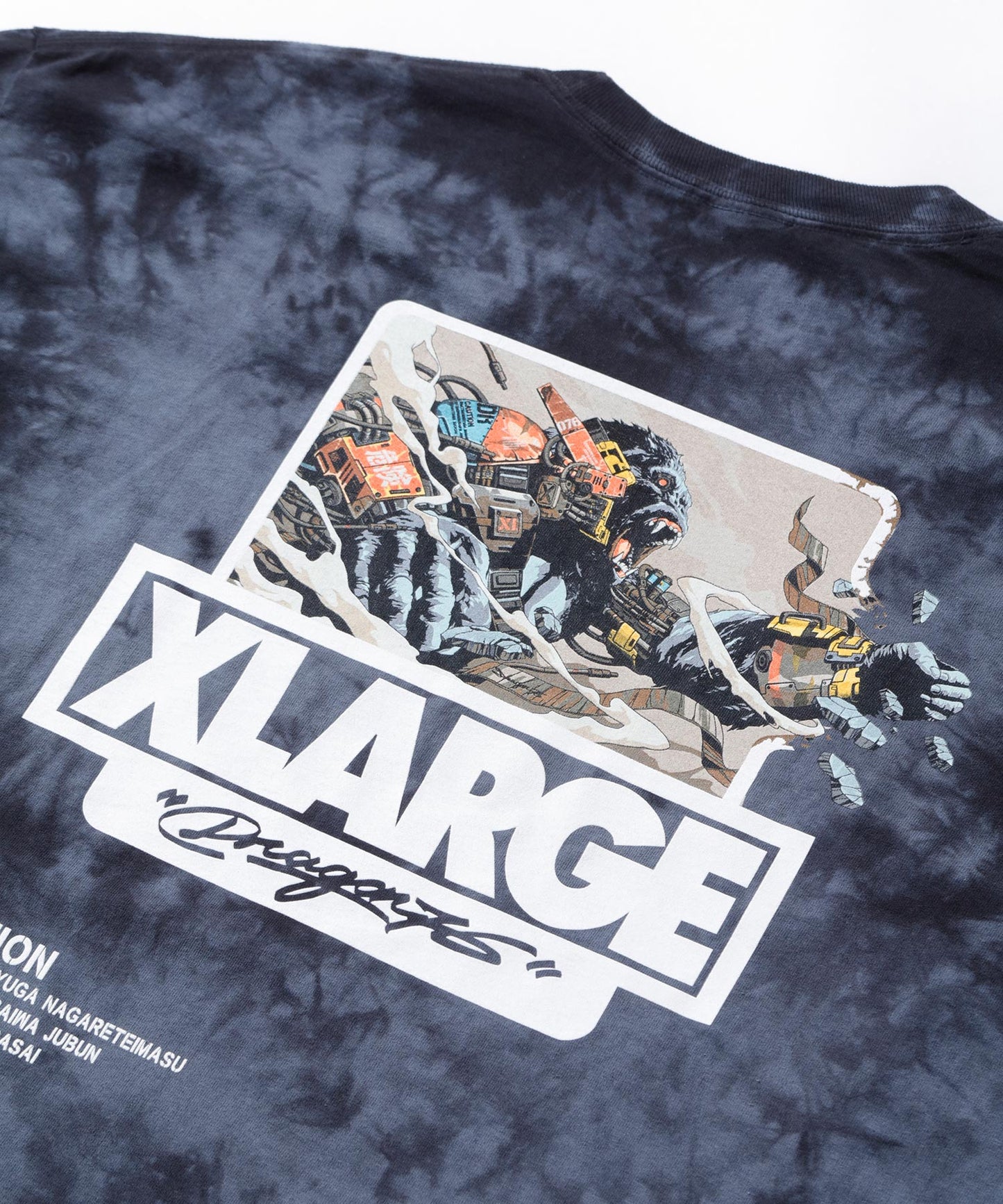 XLARGE x Dragon76 TIE DYE S/S TEE