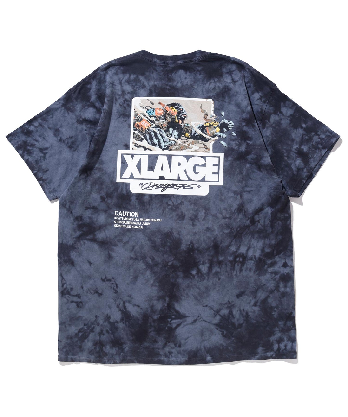 XLARGE x Dragon76 TIE DYE S/S TEE