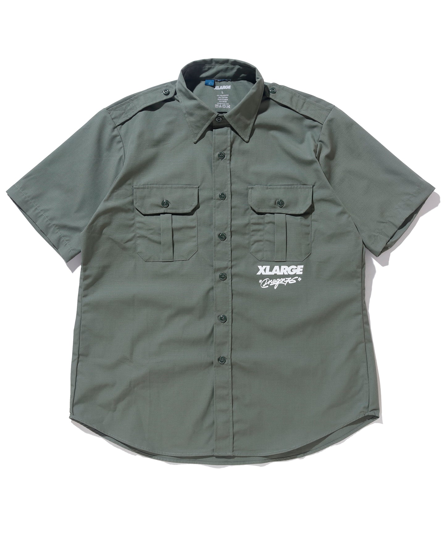 XLARGE x Dragon76 BD ARMY S/S SHIRT