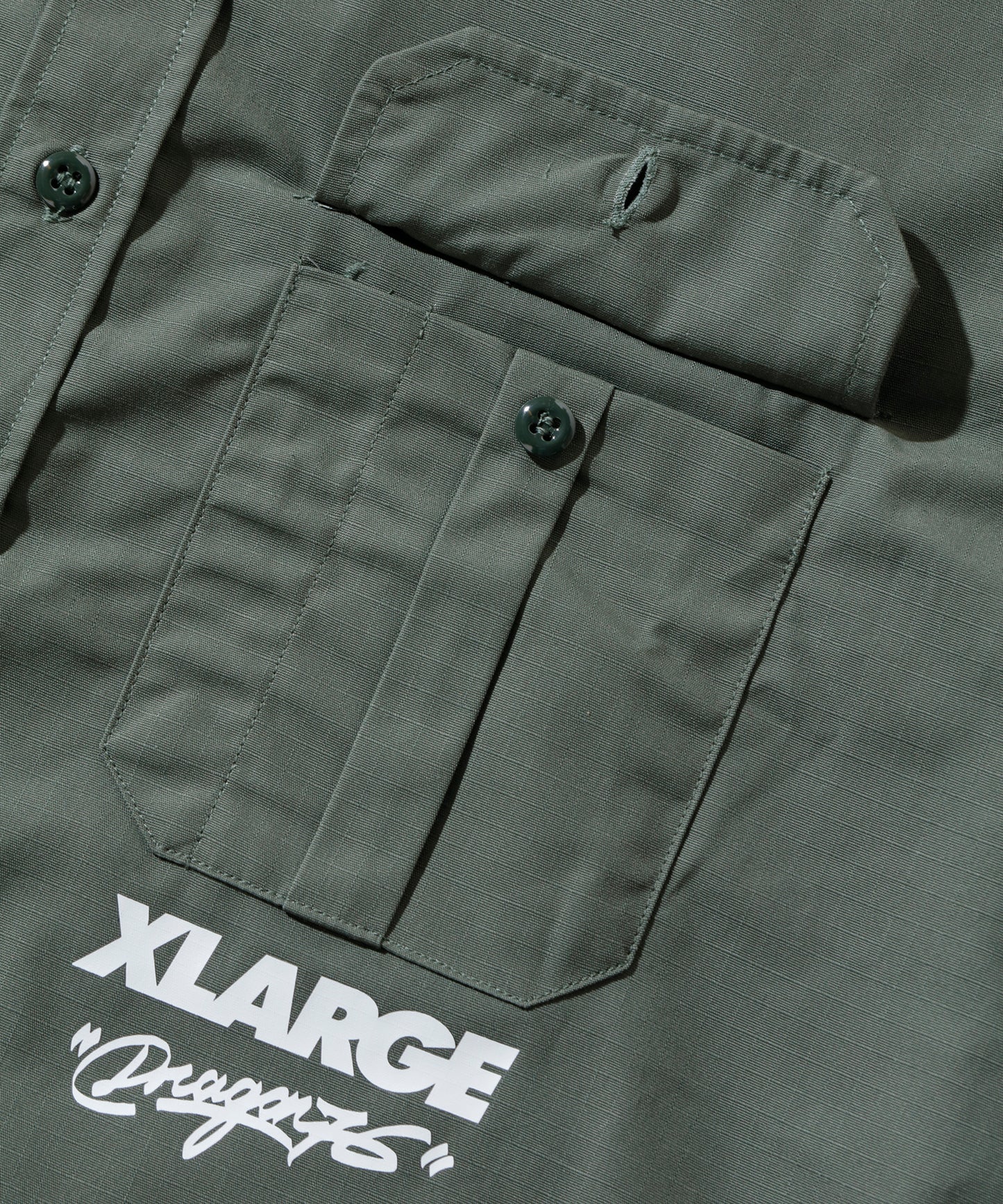 XLARGE x Dragon76 BD ARMY S/S SHIRT