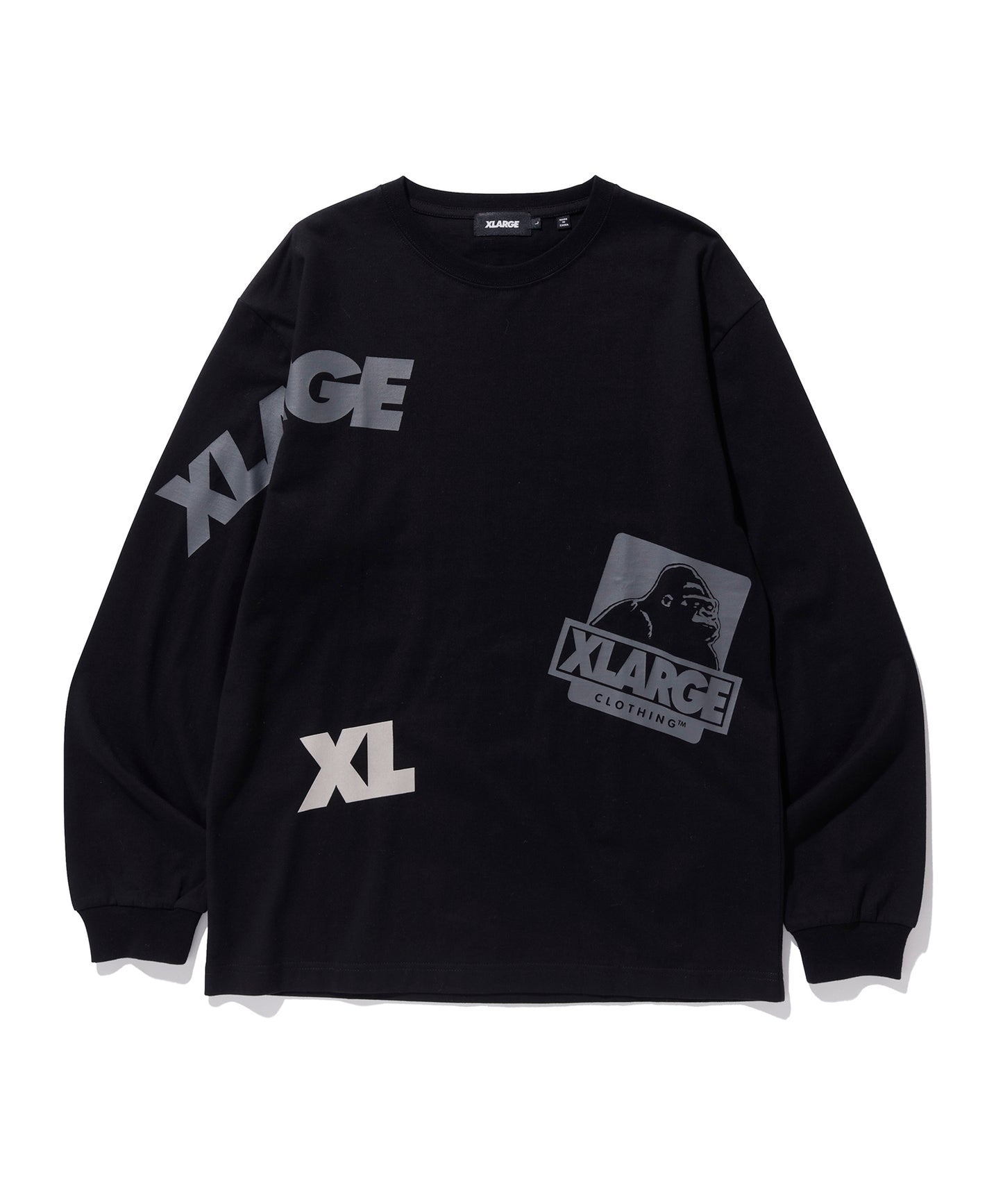 L/S TEE RANDOM PRINT