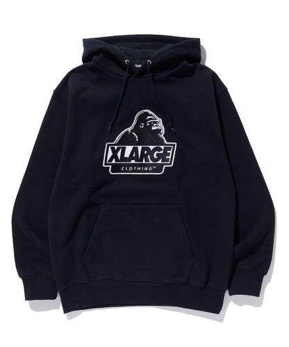 SLANTED OG PATCH HOODED SWEAT