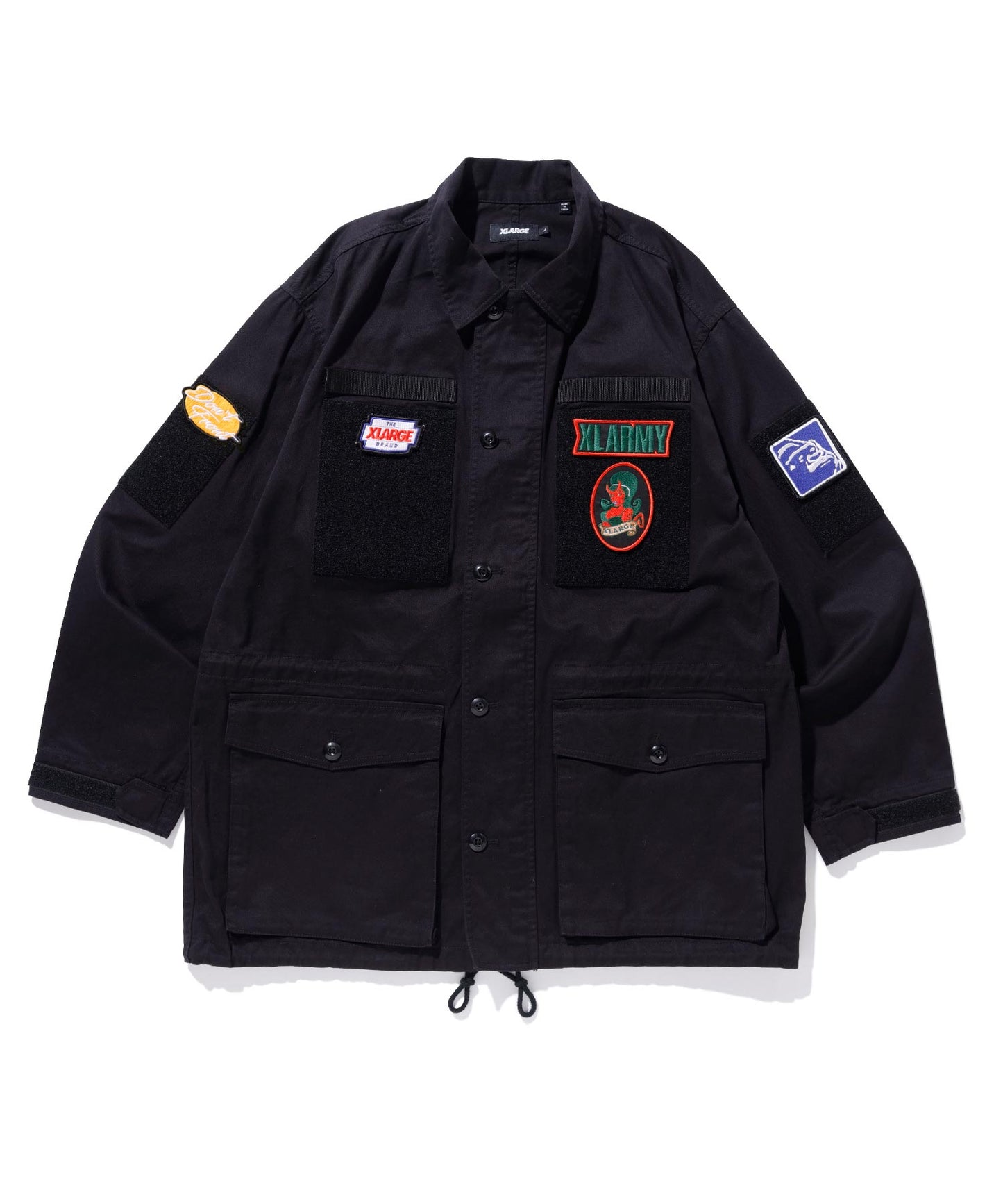 PATCHED MILITARY JACKET