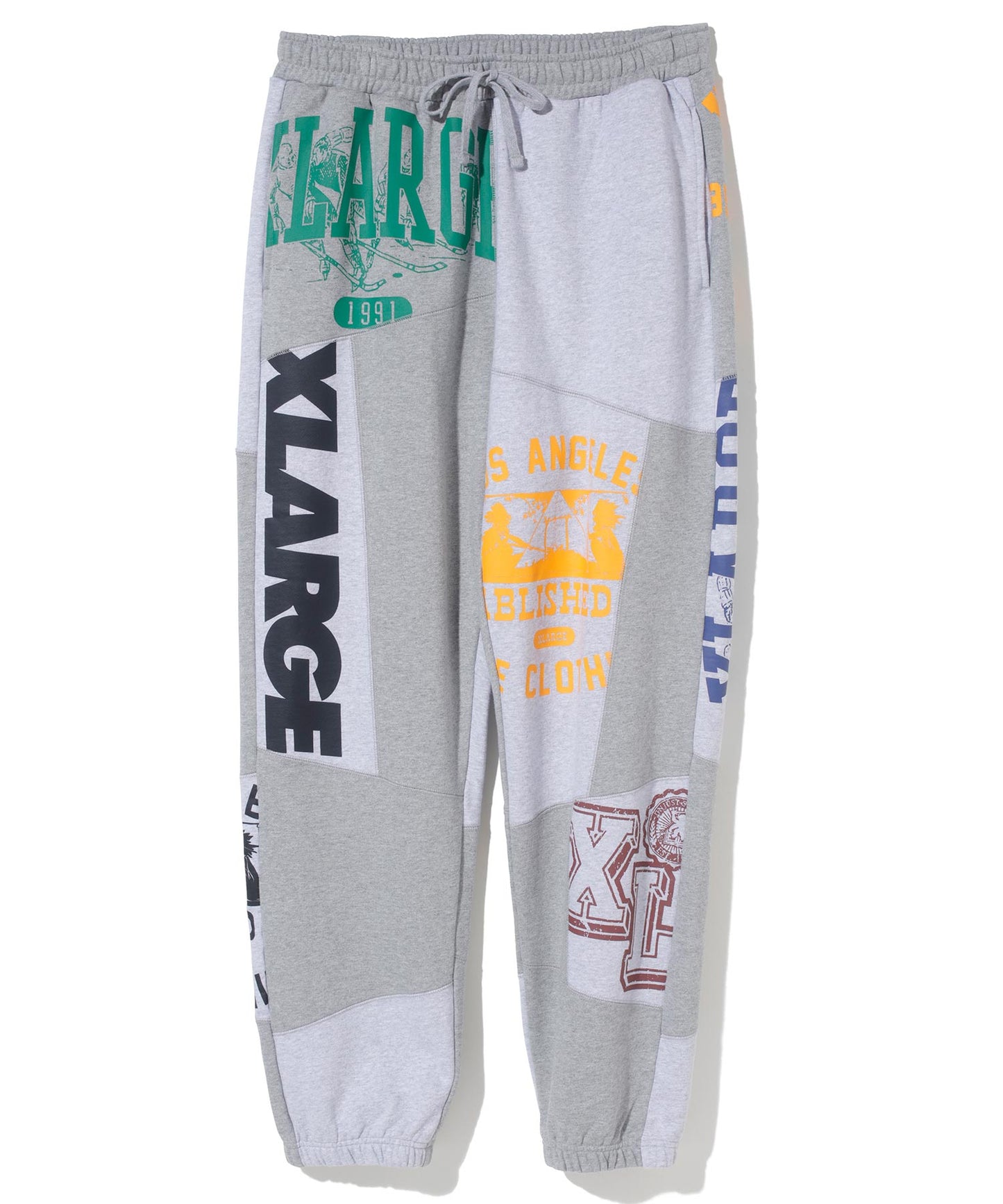 PATCHWORK SWEAT PANTS