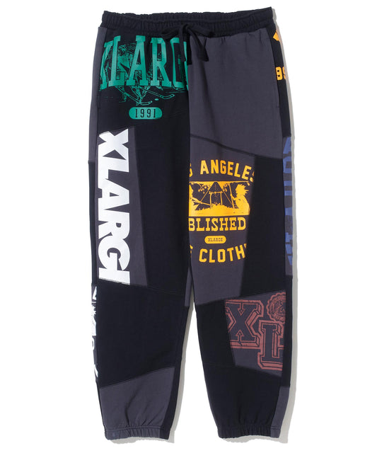 PATCHWORK SWEAT PANTS
