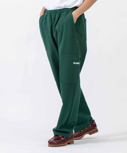 EMBROIDERED SWEAT CARGO PANTS