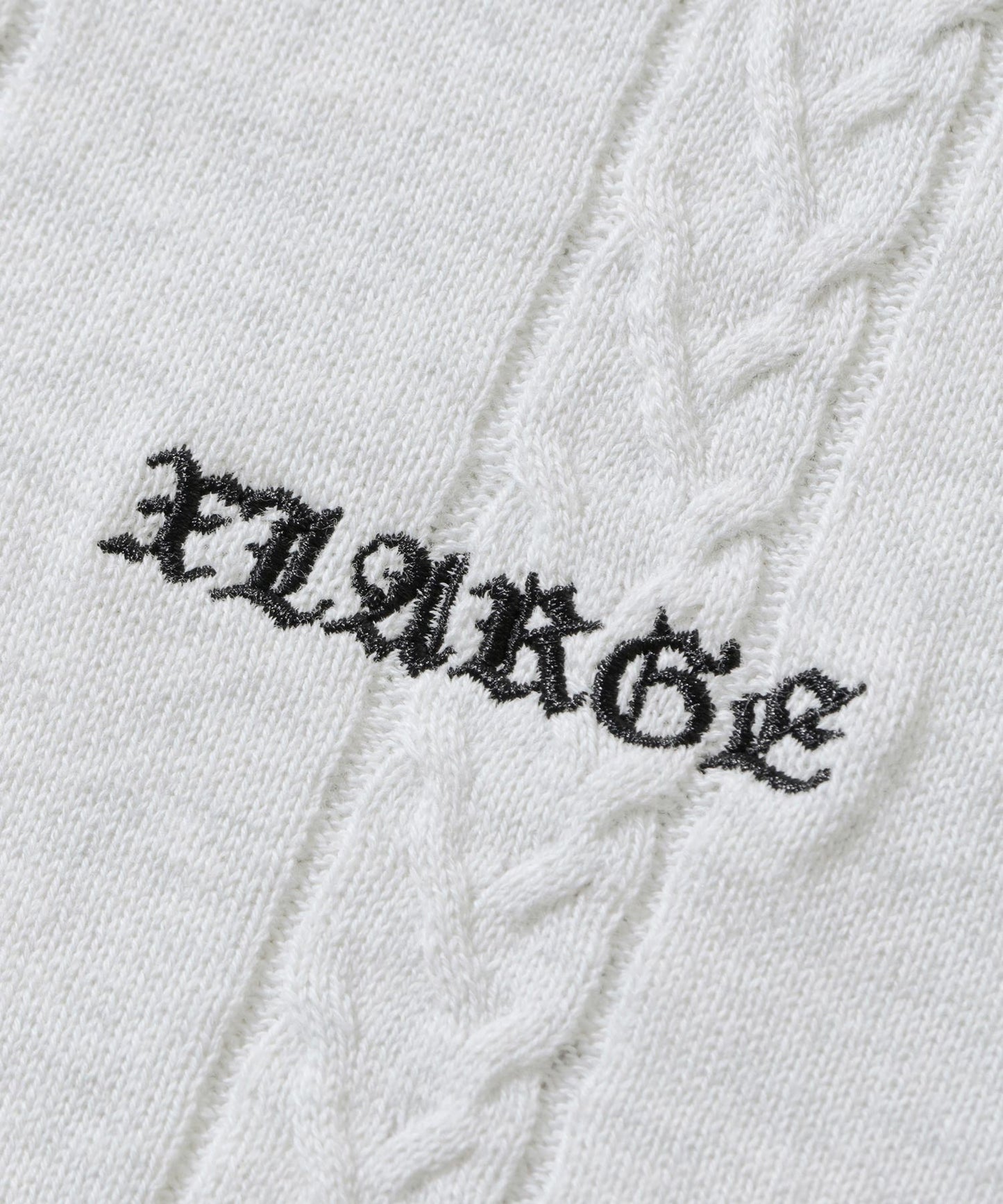 EMBROIDERED KNIT POLO SHIRT