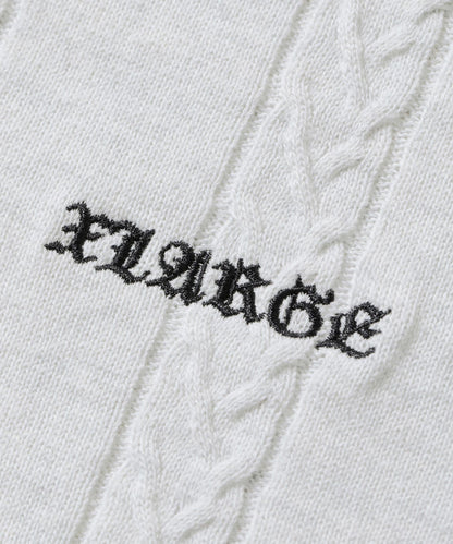 EMBROIDERED KNIT POLO SHIRT