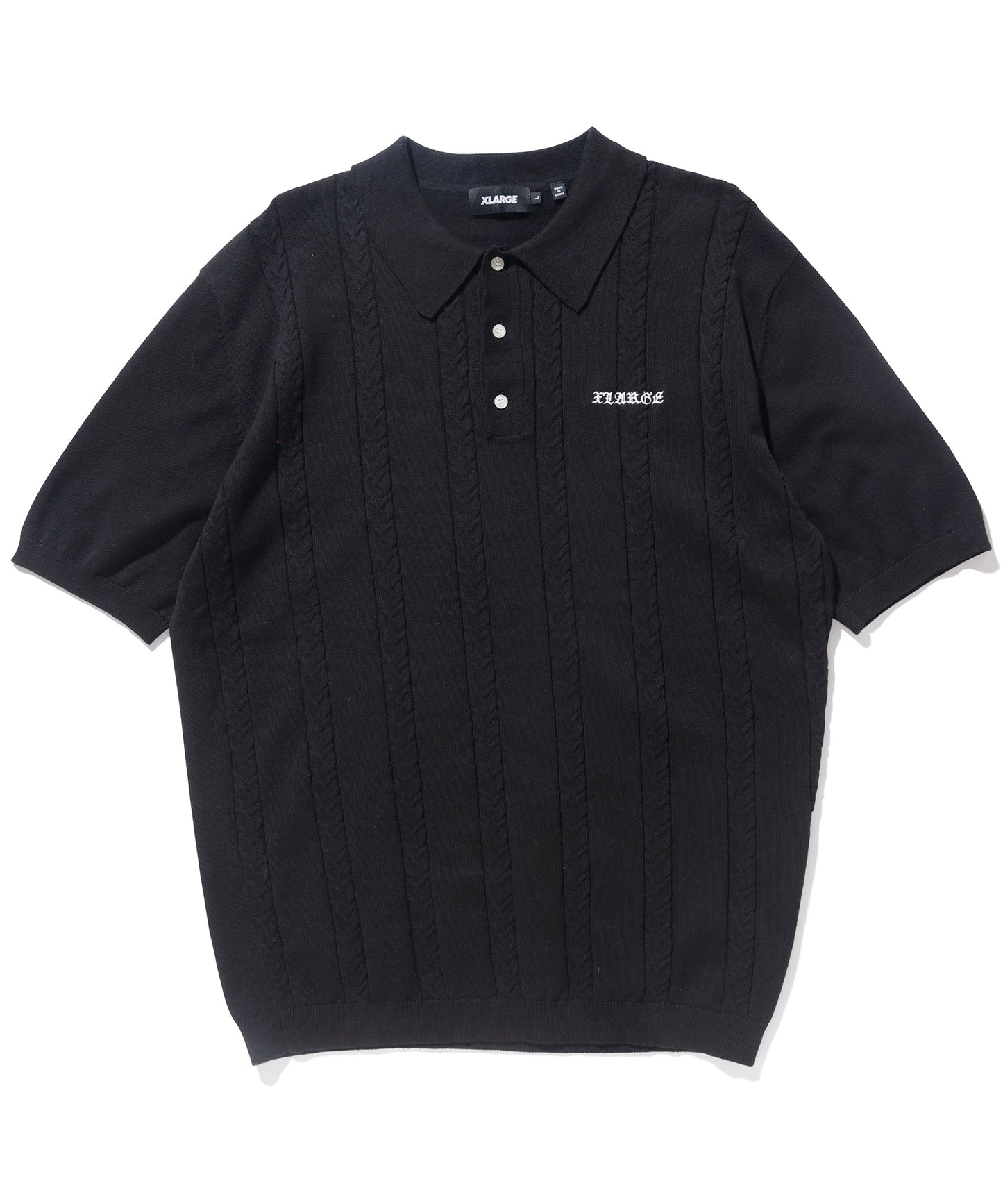 EMBROIDERED KNIT POLO SHIRT