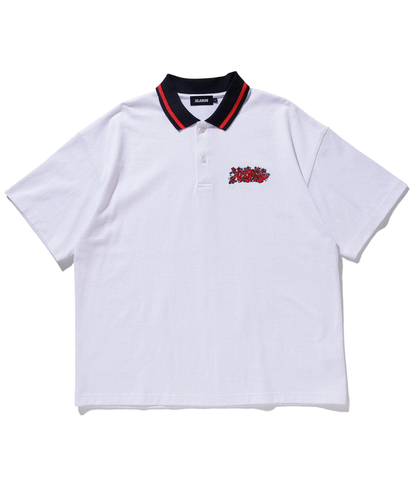 BARBED WIRE LOGO EMBROIDERY POLO SHIRT