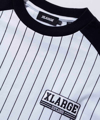 STRIPED BASEBALL S/S TEE