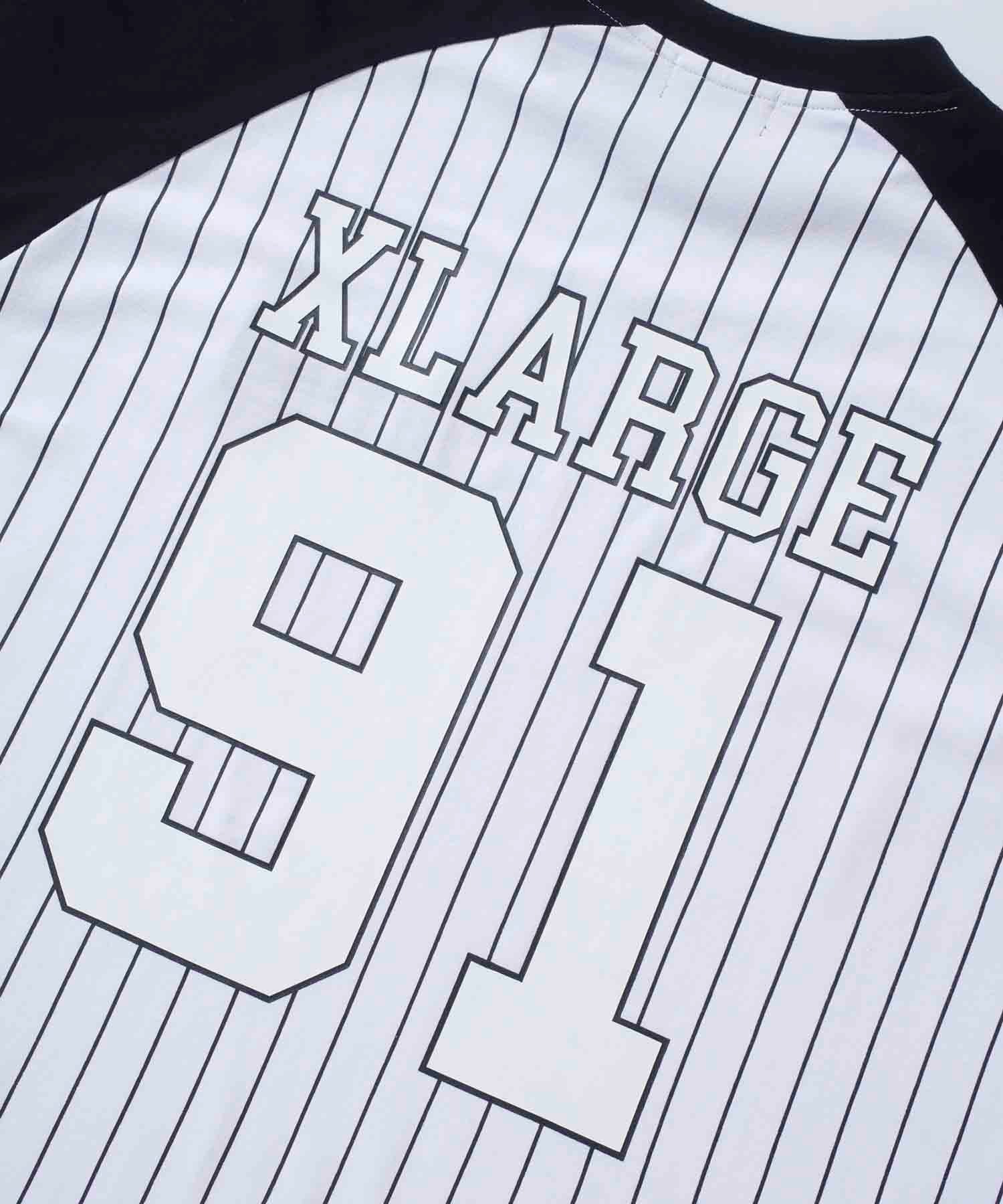 horizontal striped baseball jersey