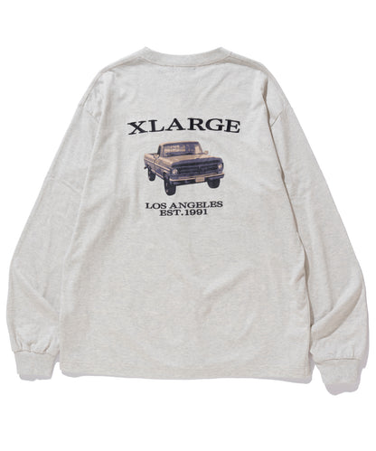 OLD PICK UP TRUCK L/S POCKET TEE
