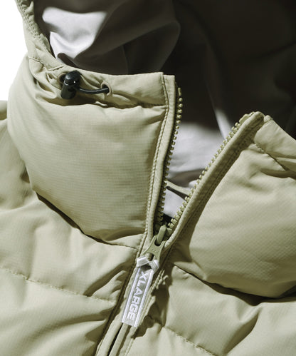 RIPSTOP HOODED DOWN JACKET