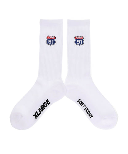 XL 91 EMBROIDERED SOCKS