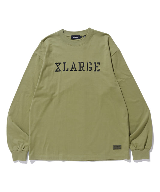 MILITARY LOGO L/S TEE