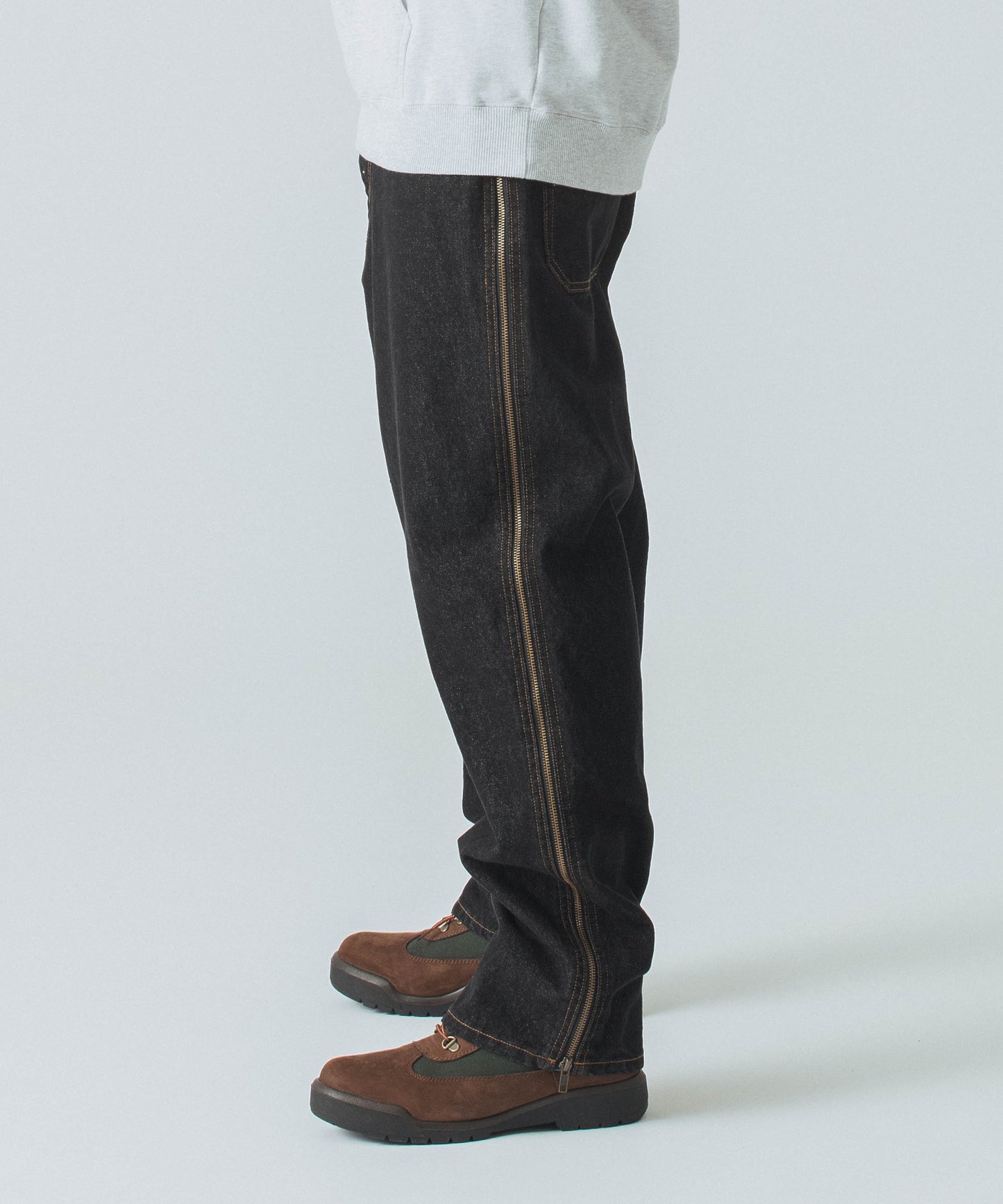SIDE ZIP DENIM PANTS