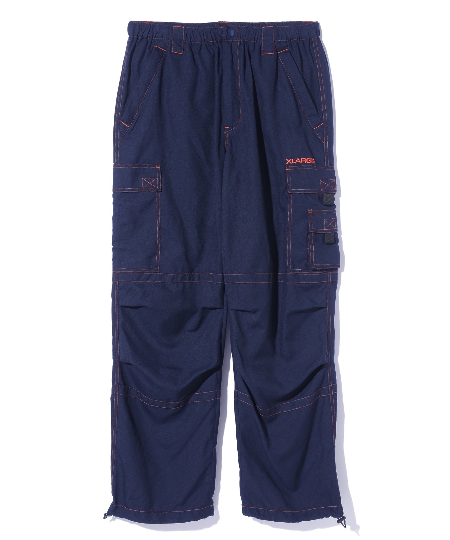 CONTRAST STITCH CARGO PANTS