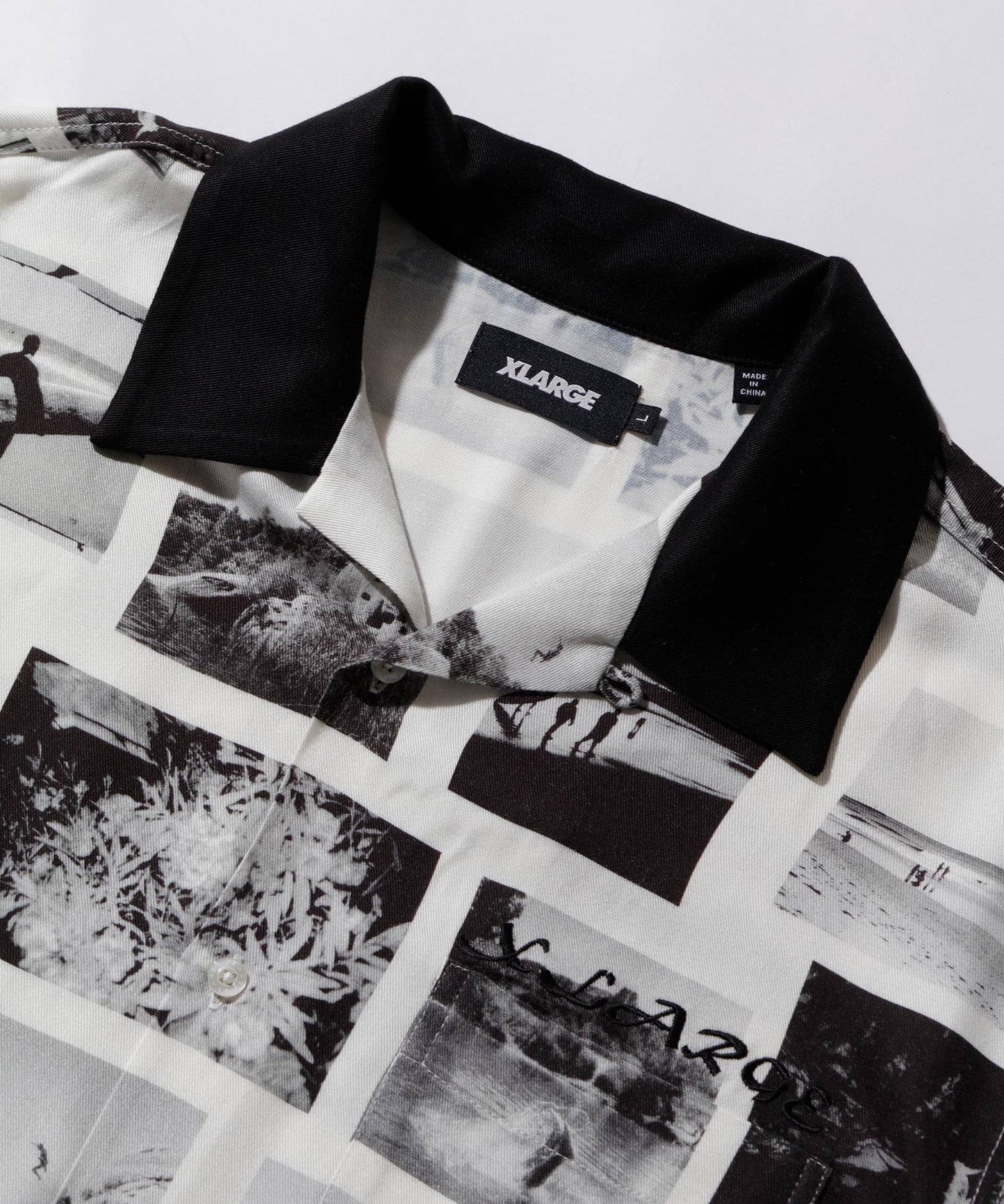 S/S ALLOVER PHOTO PRINT SHIRT