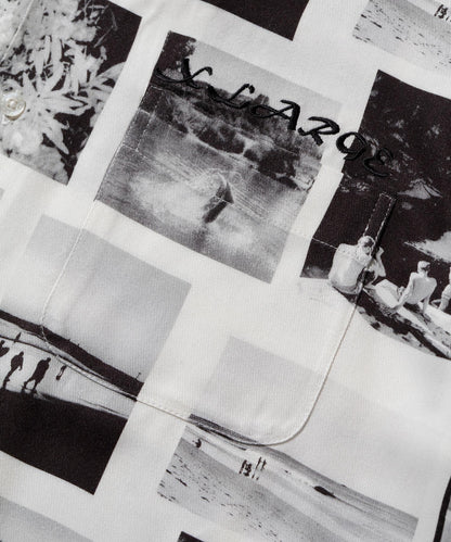 S/S ALLOVER PHOTO PRINT SHIRT