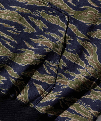 CAMO PULLOVER HOODED SWEAT