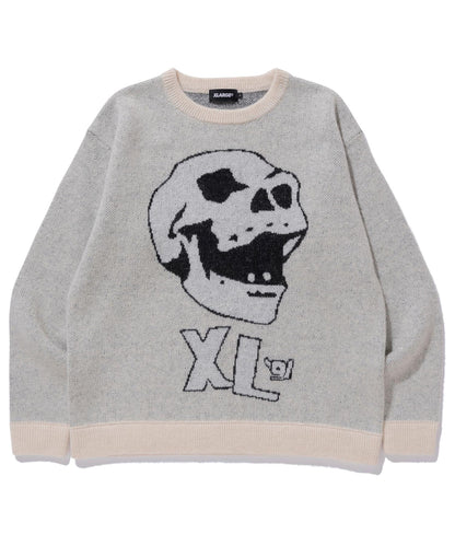 SKULL MOHAIR KNIT