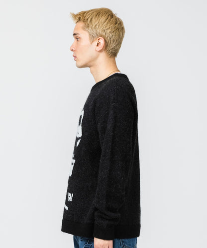 SKULL MOHAIR KNIT