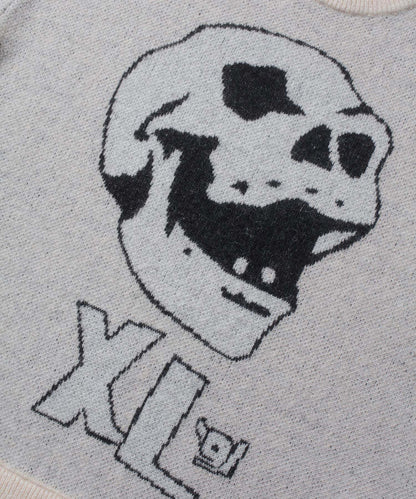 SKULL MOHAIR KNIT
