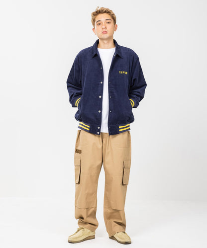 EMBROIDERY EMBLEM CORDUROY JACKET