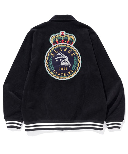 EMBROIDERY EMBLEM CORDUROY JACKET