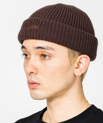 LOGO SHORT LENGTH BEANIE