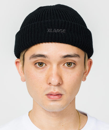 LOGO SHORT LENGTH BEANIE