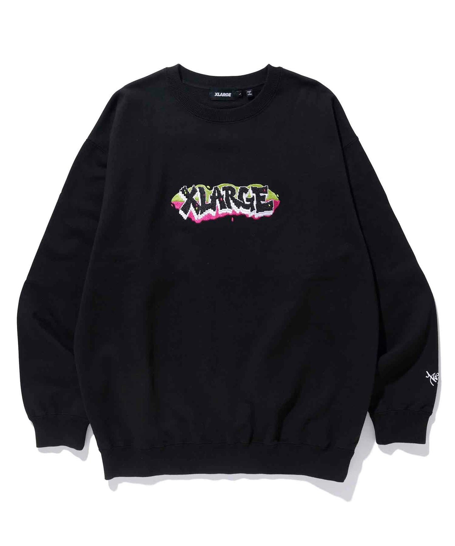 GRAFFITI EMBROIDERY CREWNECK SWEAT
