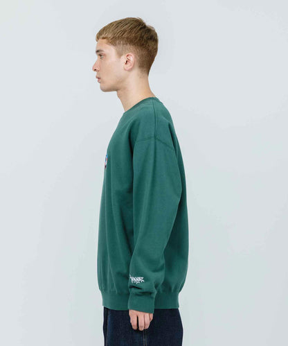GRAFFITI EMBROIDERY CREWNECK SWEAT